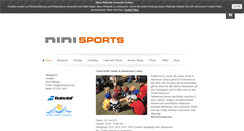 Desktop Screenshot of ninisports.com